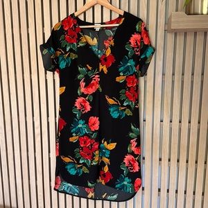 Floral high low dress